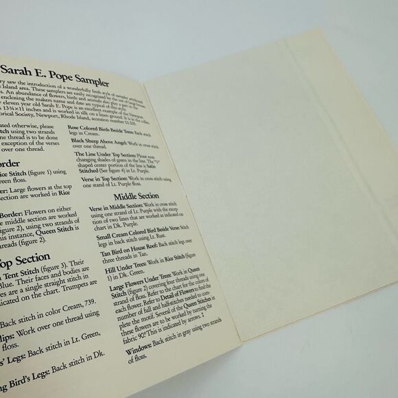 SHEEPISH DESIGNS Sampler Lot Cross stitch Patterns 1 4 5 7 Sarah E. Pope Sampler - Picture 15 of 16